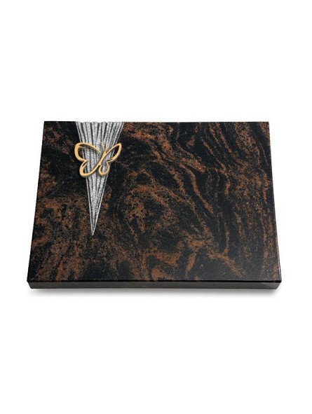 Grabtafel Aruba Delta Papillon (Bronze)