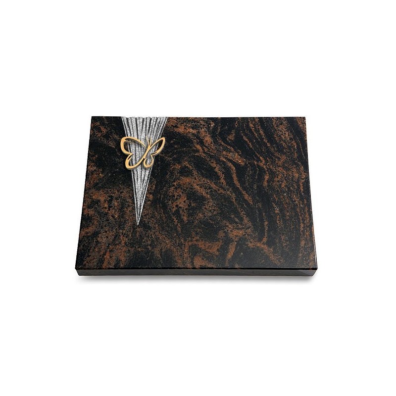 Grabtafel Aruba Delta Papillon (Bronze)