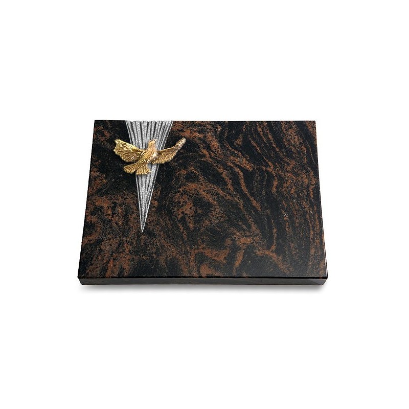 Grabtafel Aruba Delta Taube (Bronze)