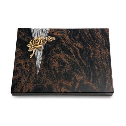 Grabtafel Aruba Delta Rose 1 (Bronze)