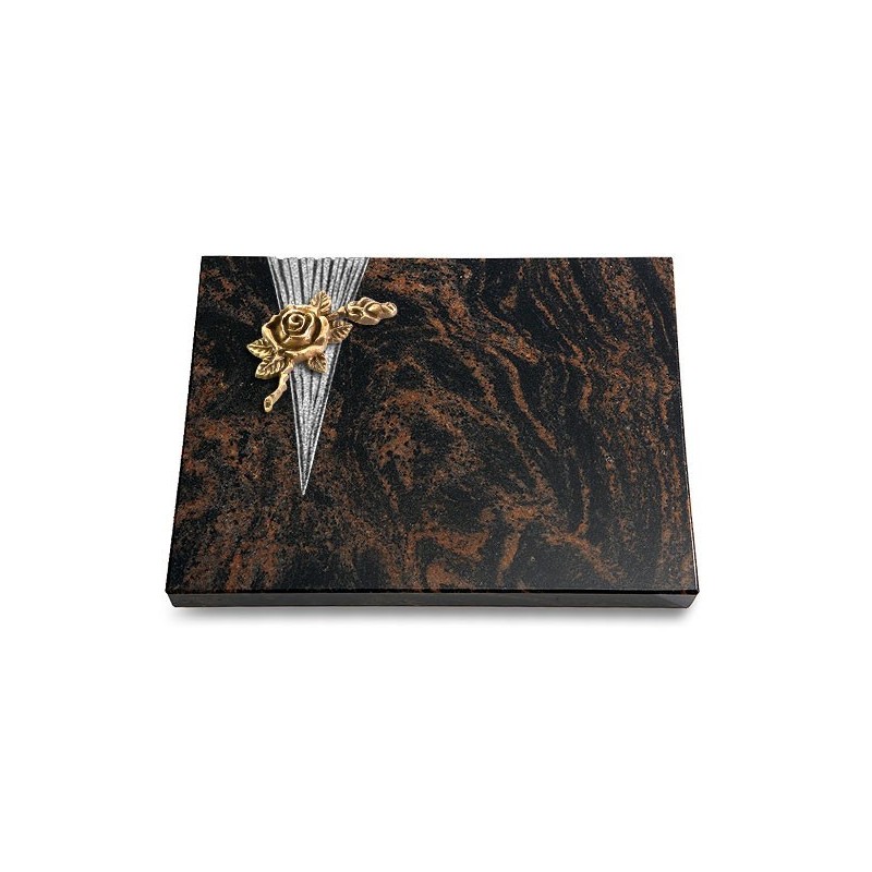 Grabtafel Aruba Delta Rose 1 (Bronze)