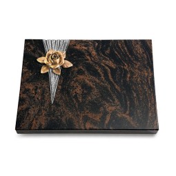 Grabtafel Aruba Delta Rose 4 (Bronze)