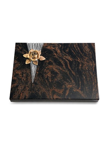 Grabtafel Aruba Delta Rose 4 (Bronze)