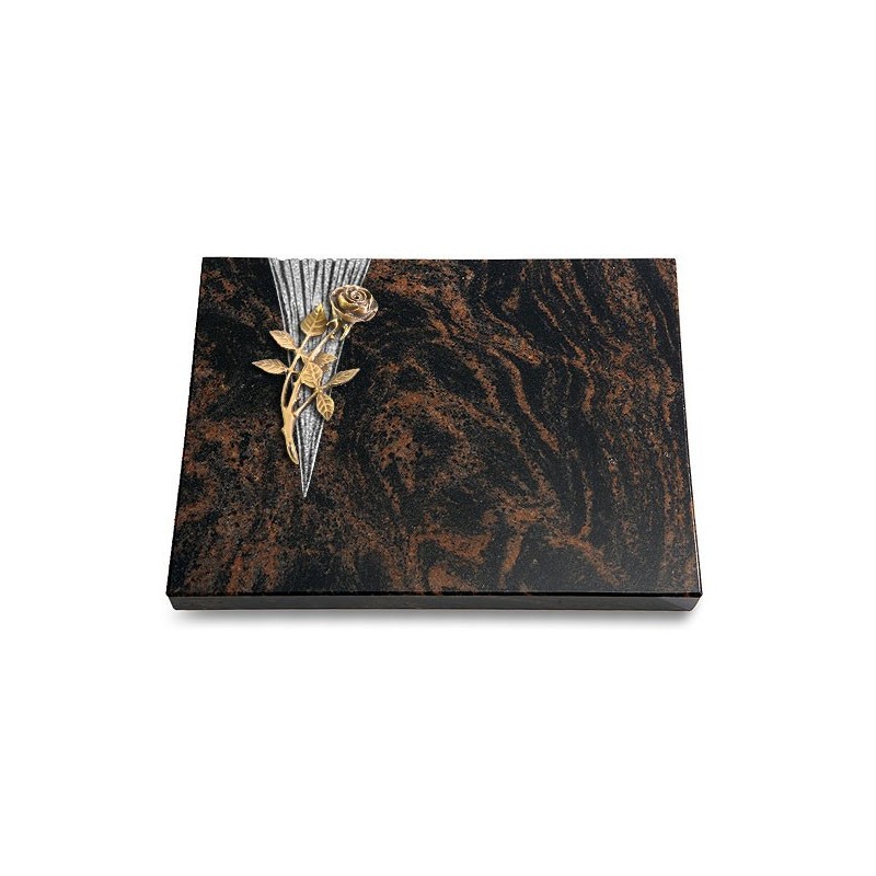 Grabtafel Aruba Delta Rose 6 (Bronze)