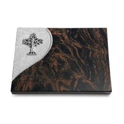 Grabtafel Aruba Folio Baum 2 (Alu)
