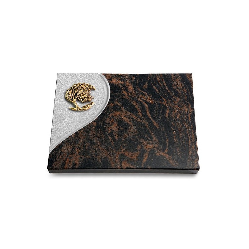 Grabtafel Aruba Folio Baum 1 (Bronze)