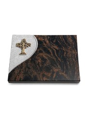 Grabtafel Aruba Folio Baum 2 (Bronze)