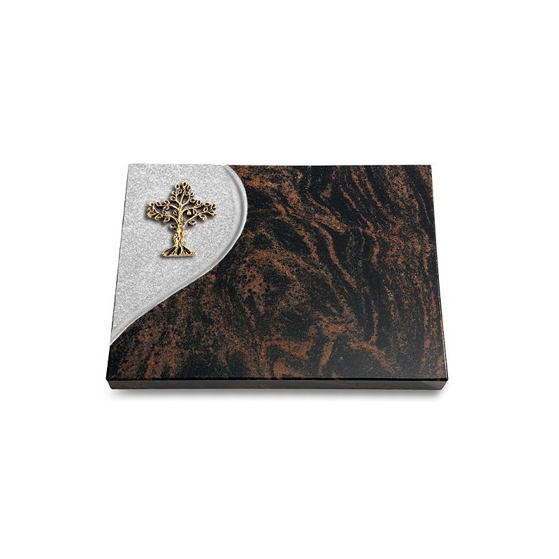 Grabtafel Aruba Folio Baum 2 (Bronze)