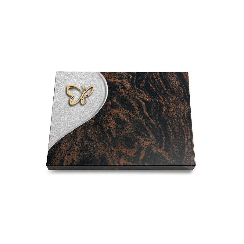 Grabtafel Aruba Folio Papillon (Bronze)