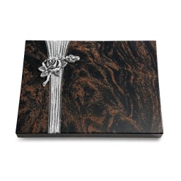 Grabtafel Aruba Strikt Rose 1 (Alu)