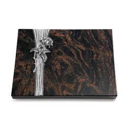 Grabtafel Aruba Strikt Rose 2 (Alu)