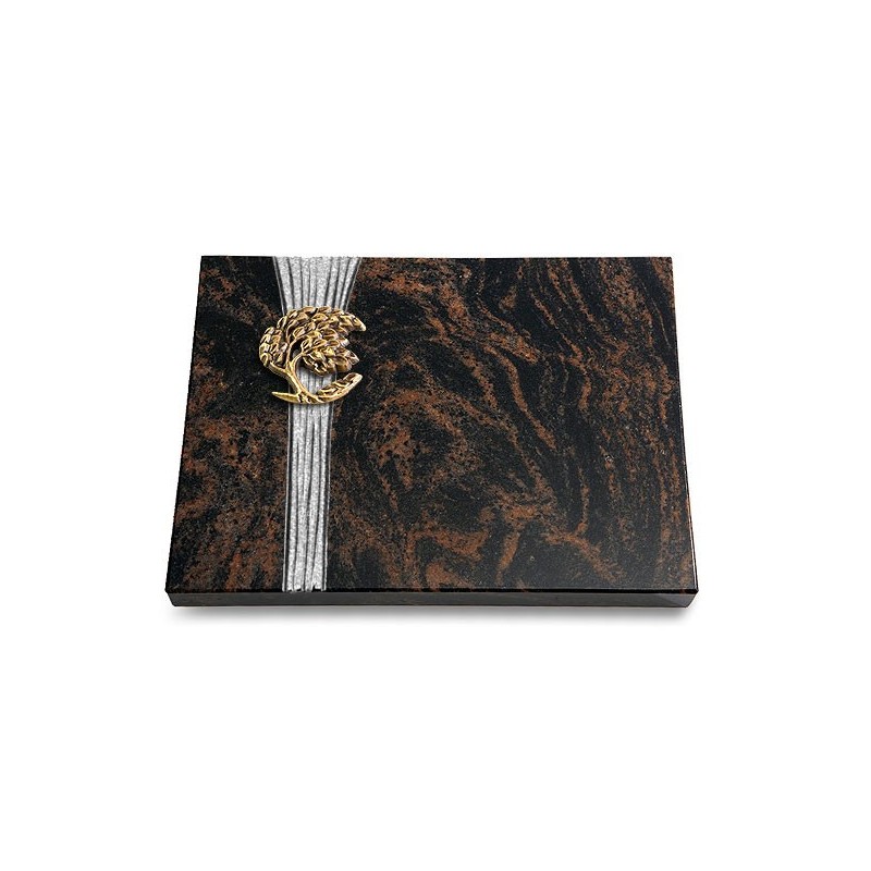 Grabtafel Aruba Strikt Baum 1 (Bronze)