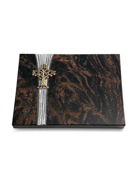 Grabtafel Aruba Strikt Baum 2 (Bronze)