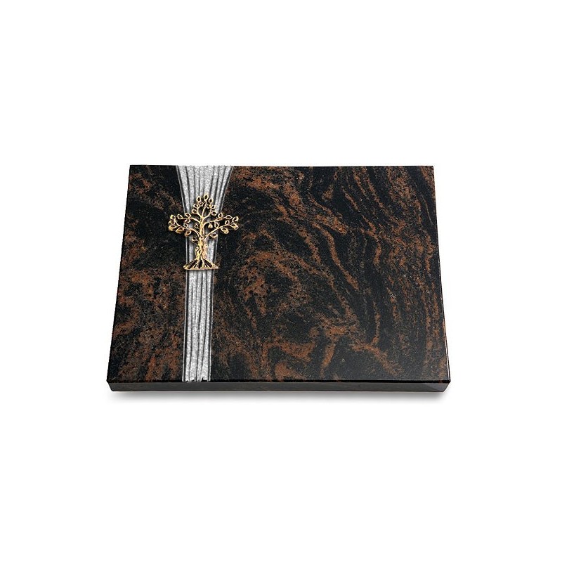 Grabtafel Aruba Strikt Baum 2 (Bronze)