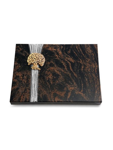 Grabtafel Aruba Strikt Baum 3 (Bronze)