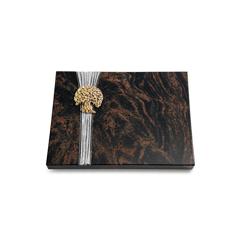 Grabtafel Aruba Strikt Baum 3 (Bronze)