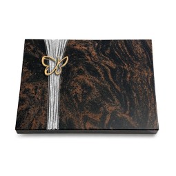 Grabtafel Aruba Strikt Papillon (Bronze)