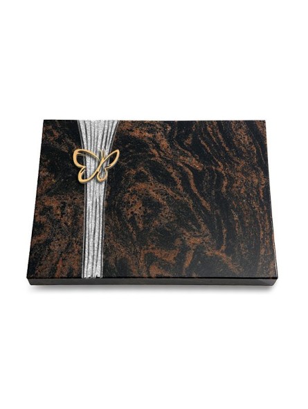 Grabtafel Aruba Strikt Papillon (Bronze)