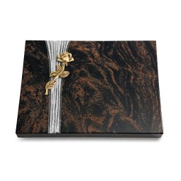 Grabtafel Aruba Strikt Rose 7 (Bronze)