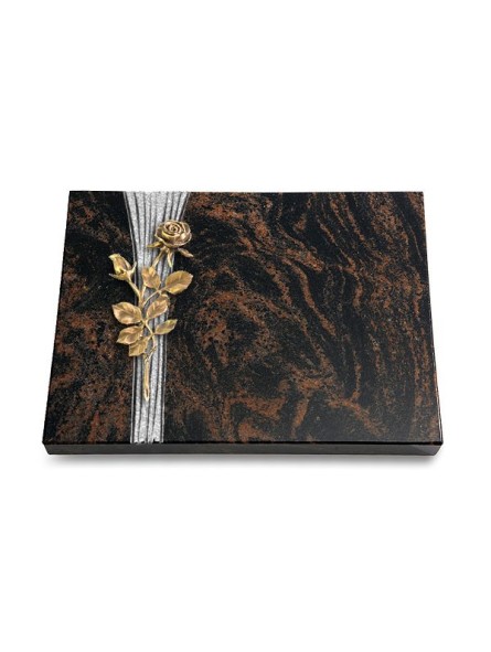 Grabtafel Aruba Strikt Rose 13 (Bronze)