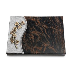 Grabtafel Aruba Wave Efeu (Bronze)