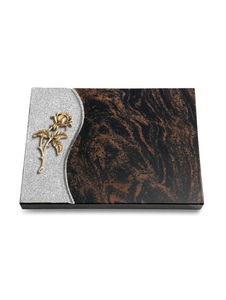 Grabtafel Aruba Wave Rose 2 (Bronze)