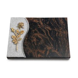 Grabtafel Aruba Wave Rose 13 (Bronze)