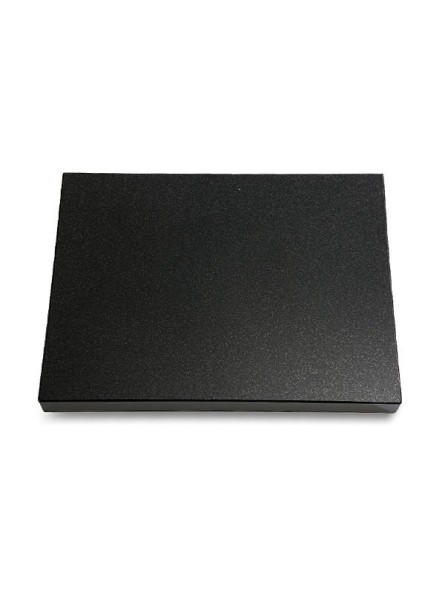 Grabtafel Indisch Black Pure (ohne Ornament)