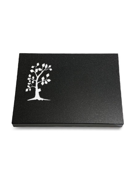 Grabtafel Indisch Black Pure Baum 1