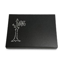 Grabtafel Indisch Black Pure Baum 2