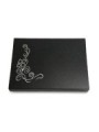 Grabtafel Indisch Black Pure Blume 2