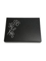 Grabtafel Indisch Black Pure Blume 3