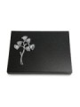 Grabtafel Indisch Black Pure Gingozweig 1 (Alu)