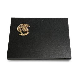 Grabtafel Indisch Black Pure Baum 1 (Bronze)