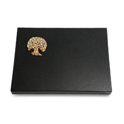 Grabtafel Indisch Black Pure Baum 3 (Bronze)