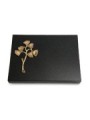 Grabtafel Indisch Black Pure Gingozweig 1 (Bronze)