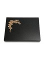 Grabtafel Indisch Black Pure Gingozweig 2 (Bronze)