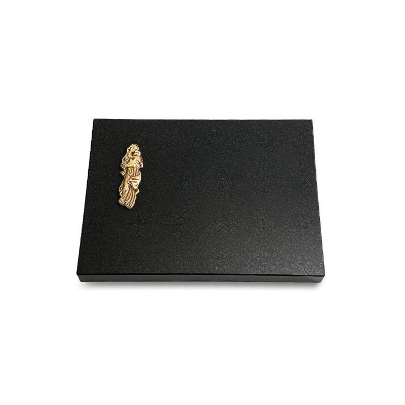 Grabtafel Indisch Black Pure Maria (Bronze)