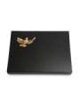 Grabtafel Indisch Black Pure Taube (Bronze)