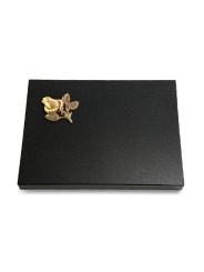 Grabtafel Indisch Black Pure Rose 3 (Bronze)