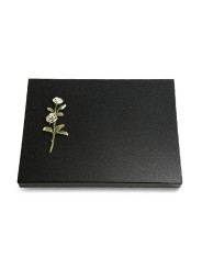 Grabtafel Indisch Black Pure Rose 8 (Color)