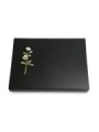 Grabtafel Indisch Black Pure Rose 8 (Color)