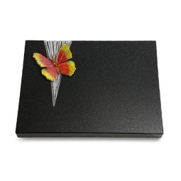 Grabtafel Indisch Black Delta Papillon 2 (Color)