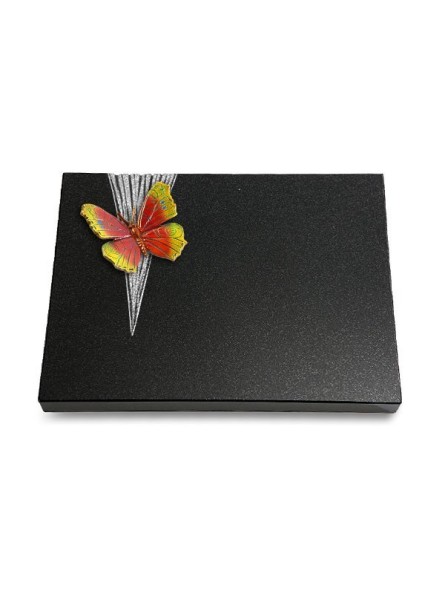 Grabtafel Indisch Black Delta Papillon 2 (Color)