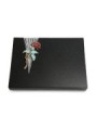 Grabtafel Indisch Black Delta Rose 2 (Color)