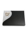 Grabtafel Indisch Black Folio Papillon (Bronze)