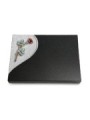 Grabtafel Indisch Black Folio Rose 4 (Color)