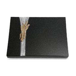 Grabtafel Indisch Black Strikt Ähren 1 (Bronze)