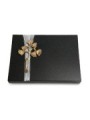 Grabtafel Indisch Black Strikt Gingozweig 1 (Bronze)