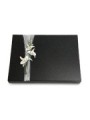 Grabtafel Indisch Black Strikt Orchidee (Color)